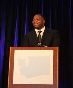 Russell Okung delivers keynote address_Low Res