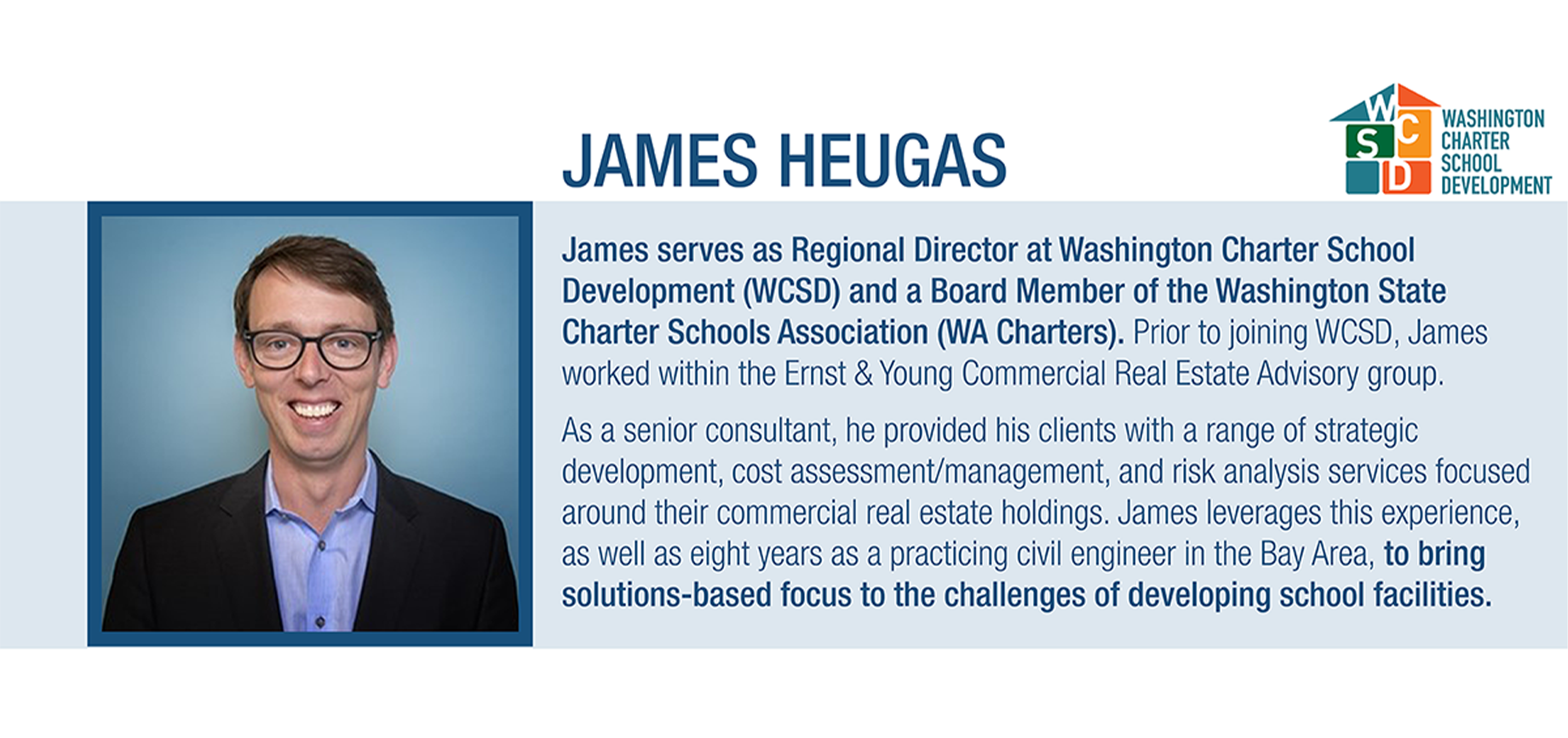 Fundraising Learning Series: Q&A with James Heugas, Washington State Charter School Development