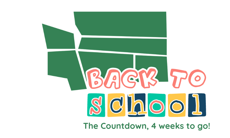 Back to School: The Countdown, 4 weeks to go!